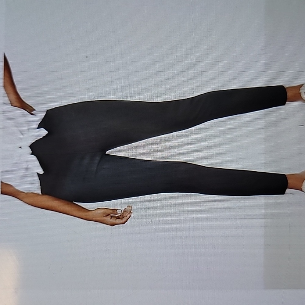 Loft black high waisted skinny pants trousers 6P petite